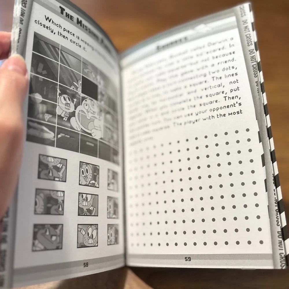 Amazing World of Gumball Totally Top Secret Quiz Activity Book Cartoon Network